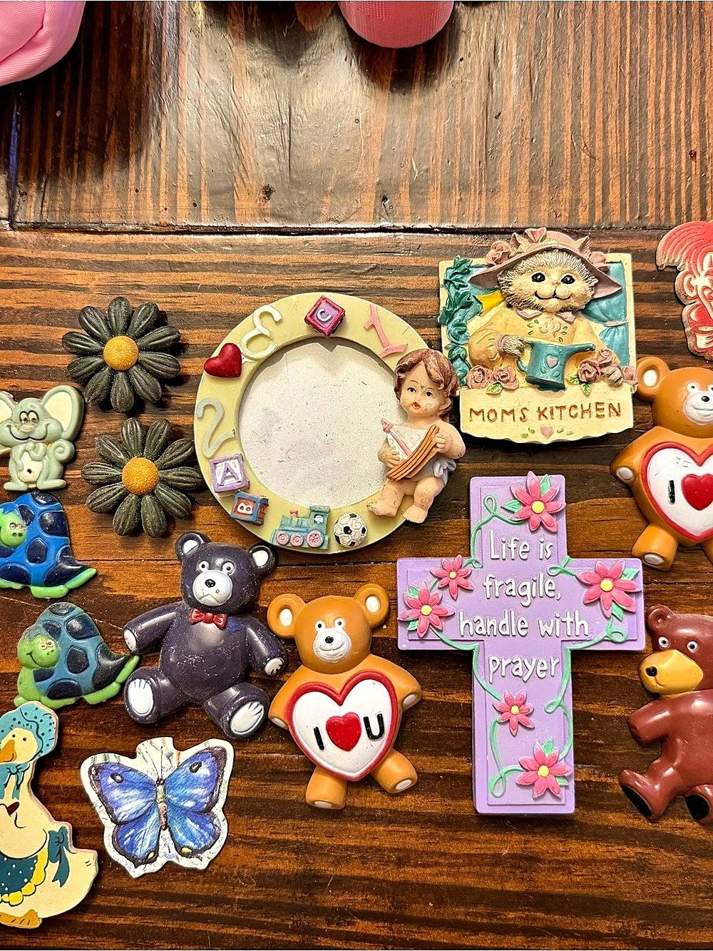 Vintage 1980s and 1990s mixed theme refrigerator magnet collection